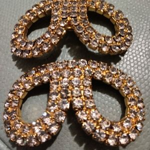 Vintage Rhinestone Shoe Clips